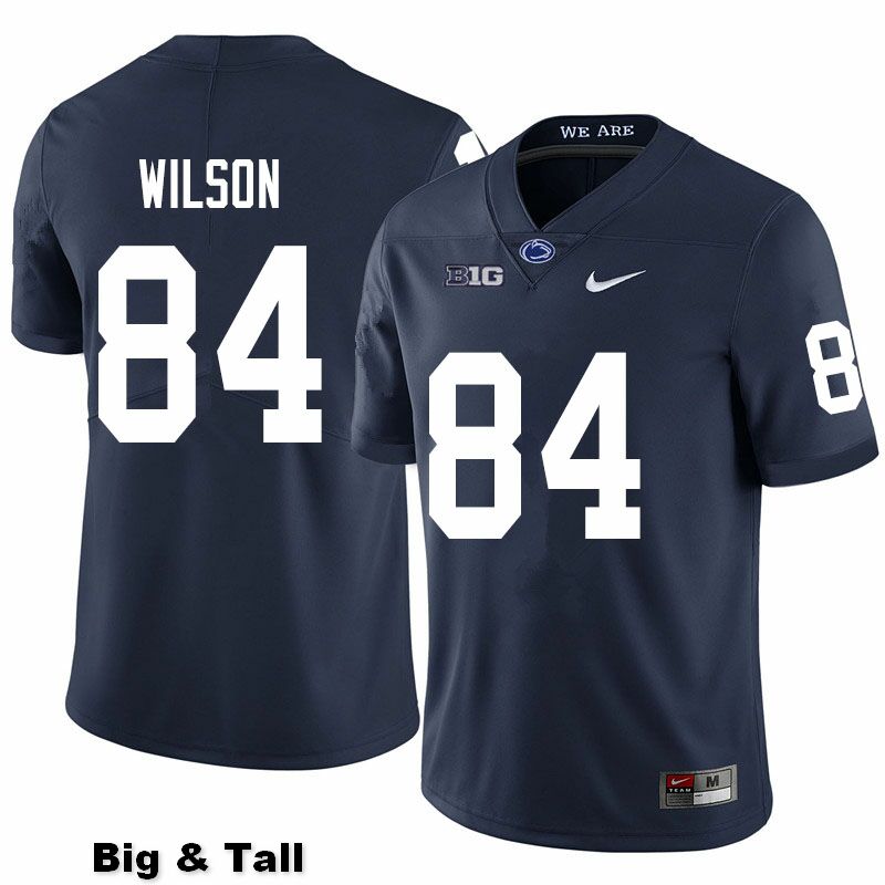 NCAA Nike Men's Penn State Nittany Lions Benjamin Wilson #84 College Football Authentic Big & Tall Navy Stitched Jersey YOV7198AD